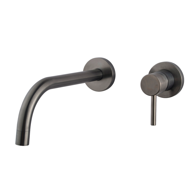 Wiesbaden Slim Twenty Eenhendel Wastafel-Afbouwdeel Gunmetal